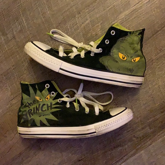 grinch converse high tops